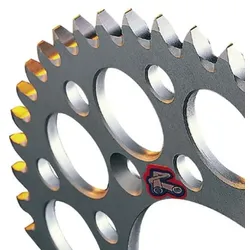 RENTHAL Aluminiumkrone Ultra-Light Anti-Schlamm hart eloxiert 154U - 520