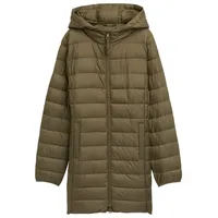 Tom Tailor Regular Fit Steppmantel mit Kapuze, Oliv, L