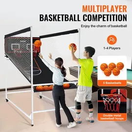 Vevor Basketballspiel Indoor Schwarz