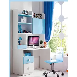 JV Möbel Schreibtisch, weiß Büro Möbel Sets Büromöbel komplett Set Regal Kommode, Schrank