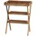 Siena Garden Caruna Tablett Tisch 45 x 70 x 91 cm braun klappbar