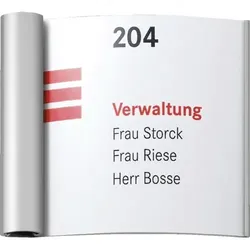 Schild I Etagenwegweiser Sydney, silber, Aluminium eloxiert, 148x167mm