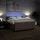 vidaXL Boxspringbett mit Matratze Taupe 180x200 cm Stoff