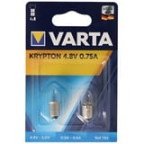 Varta Kryptonlampe 4,8V 0,75A 2er Pack 792000402