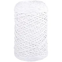 Rayher Häkelgarn Recycling Weiß 250 g