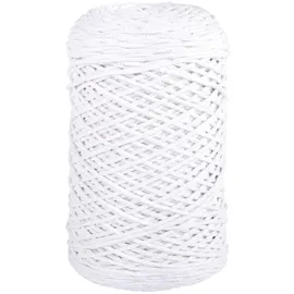 Rayher Häkelgarn Recycling Weiß 250 g