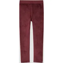 s.Oliver Wärmende Samt-Leggings mit Glitzerbund - rot - 98