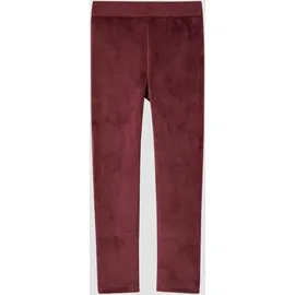 s.Oliver Wärmende Samt-Leggings mit Glitzerbund - rot - 98