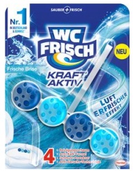 WC Frisch Kraft-Aktiv WC-Duftspüler, Toilettenspüler schützt vor Kalkablagerungen und gibt Extra-Frische ab, Frische Brise, 1 Stück