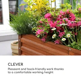 Blumfeldt Rust Grow Hochbeet 200 x 100 x 60 cm Rostrot