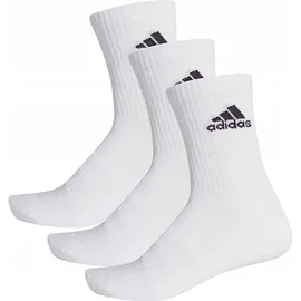 adidas Cushioned Crew Socken 3er Pack White / Black 37-39