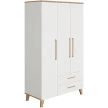 Paidi Kleiderschrank Oscar 123,5 x 206 x 55,9 cm Weiß