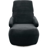 Domo Collection Sessel »700015 mit Rückenverstellung und Drehfunktion«, wahlweise auch mit Wippfunktion schwarz