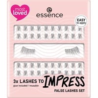 Essence 3x LASHES TO IMPRESS Set Künstliche Wimpern 01