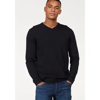 JACK & JONES Essential Basic Knitted Pullover Mit V-ausschnitt Black S