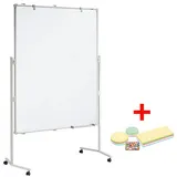 Maul AKTION: MAUL Moderationswand MAULpro 120,0 x 150,0 cm blau, weiß + GRATIS Moderations-Starter-Set, bestehend aus je 120 Moderationskarten Ø 9,5 cm, Ø 13,5 cm, 9,5 x 20,0 cm, 200 Signal-Nadeln