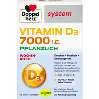 Queisser Doppelherz Vitamin D3 7000 I.E. pflanzlich 60 St.