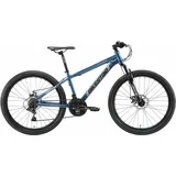 Bikestar Mountainbike, 21 Gang, Shimano, RD-TY300 Schaltwerk, Kettenschaltung, für Damen und Herren, Kettenschaltung, 76101138-38 blau 26 Zoll (66,04cm),