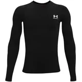 Under Armour HeatGear Armour langarm Trainingsshirt Jungen 001 black/white M 137-149 cm