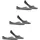 Falke Step Füßlinge 3er Pack Light Greymel 45-46