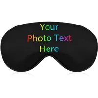 Personalisierte Schlaf Augenmaske für Frauen Männer, Personalisierte Schlaf Shade Weiche Augenbinde Augenmaske Blackout Augenschutz mit verstellbarem Band für Nacht Schlaf Reise Nap Büro