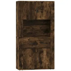 vidaXL Highboard Räuchereiche Holzwerkstoff
