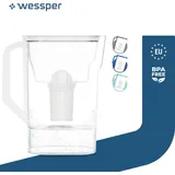 Wessper D3 Slim Wasserfilter weiß 2,7 L