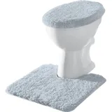 Erwin Müller Stand-WC-Set 2-teilig Rhodos in silber | Gr.: onesize