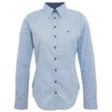 Gipfelstürmer Trachtenbluse blau 44