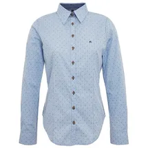 Gipfelstürmer Trachtenbluse blau 44