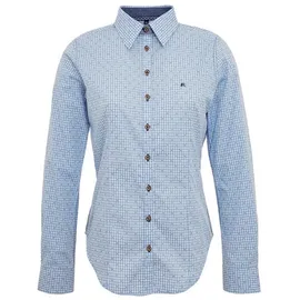 Gipfelstürmer Trachtenbluse blau 44