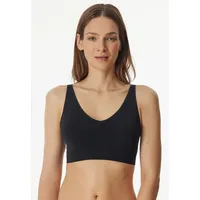 SCHIESSER Classic Seamless Bustier Soft-BH Schwarz M