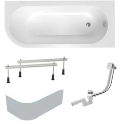 Laguna Rajka Asymmetrische Badewanne SIKOVRAJ170PAPNP