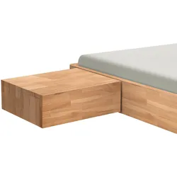 Hasena Woodline Caja Nachttisch Massivholz 48x41x16 cm - Natur