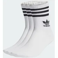 Adidas Mid Cut Crew Socken 3er Pack White 43-45