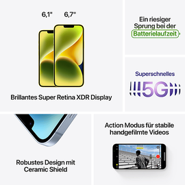 Apple iPhone 14 128 GB Mitternacht