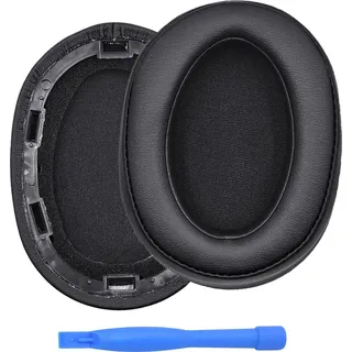 MMobiel Ersatz Ohrpolster Sony WH-H900N / Sony MDR-100ABN Kopfhörer - Protein PU Kopfhörer Ohrpolster – Ersatzpolster - Schwarz