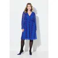 MIAMODA Jerseykleid A-Linie Blau 46