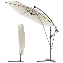 VOUNOT Ampelschirm 300 x 300 cm Beige