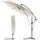 VOUNOT Ampelschirm 300 x 300 cm Beige