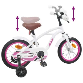 vidaXL Kinderfahrrad 12 Zoll weiß