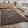 Paco Home - Hochflor Teppich Kuschelig Modern Shaggy Flokati Stil Gemütlich Uni Anthrazit 80x150 Cm