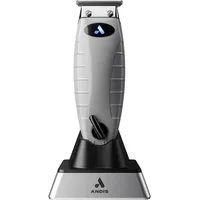 Andis Kabel/Kabelloser Trimmer Zero-Gap Kohlenstoffstahl T-Outliner Klinge Grau 4 Aufsatzkamme