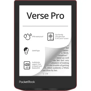 Pocketbook Verse Pro eReader passion red mit 300 DPI 16 GB