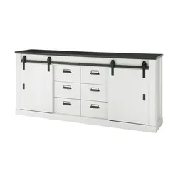 Sideboard  Sintra , weiß , Maße (cm): B: 200 H: 90 T: 42