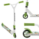 ArtSport Stunt Scooter Hawaiana - Trick Roller für Kinder & Jugendliche - Tretroller Weiß Grün