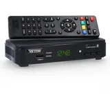 ZEHNDER TV digitaler Sat Receiver für Satellitenschüssel, AAC-LC, PVR, HDMI, SCART, USB, Coaxial - Sat Receiver HD Einkabel tauglich - HX-2200 digital HD Satelliten Receiver Set TV