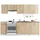 Akord Küchenmöbelset AKORD LIMA 240 x 44,5 x 203 cm Weiß