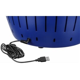 Lotusgrill Holzkohlegrill S tiefblau inkl. USB Anschluss