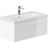 Home Deluxe Badmöbel WANGEROOGE BIG 80 cm S - Weiß